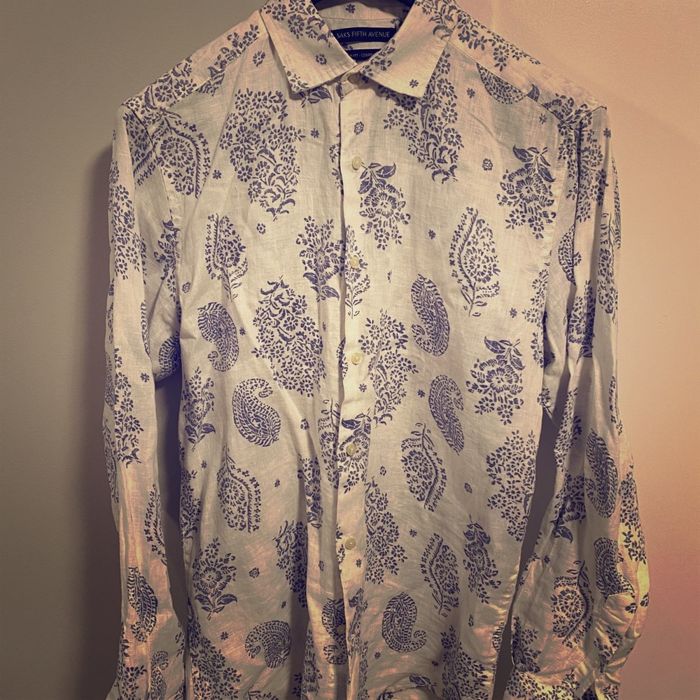 Saks Fifth Avenue Linen shirt